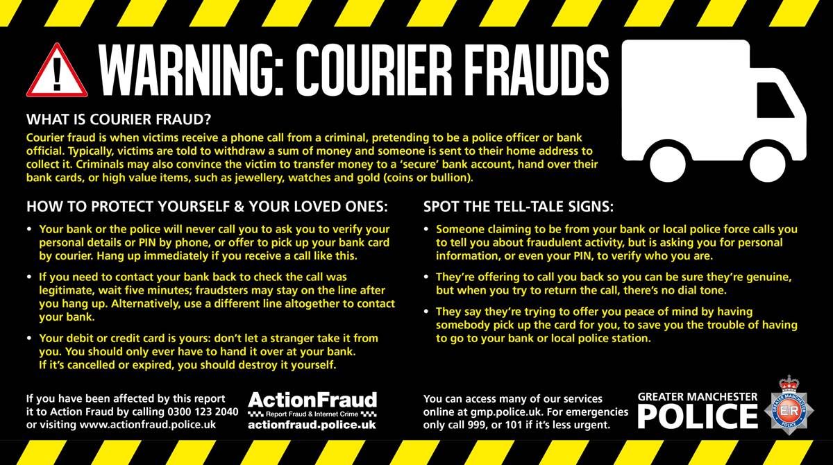 Warning Courier Frauds