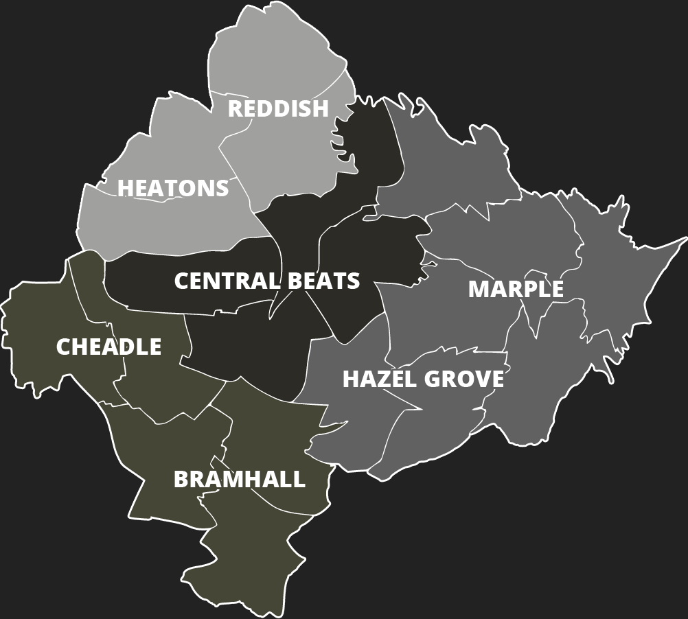 Stockport Neighbourhood Watch Areas Map